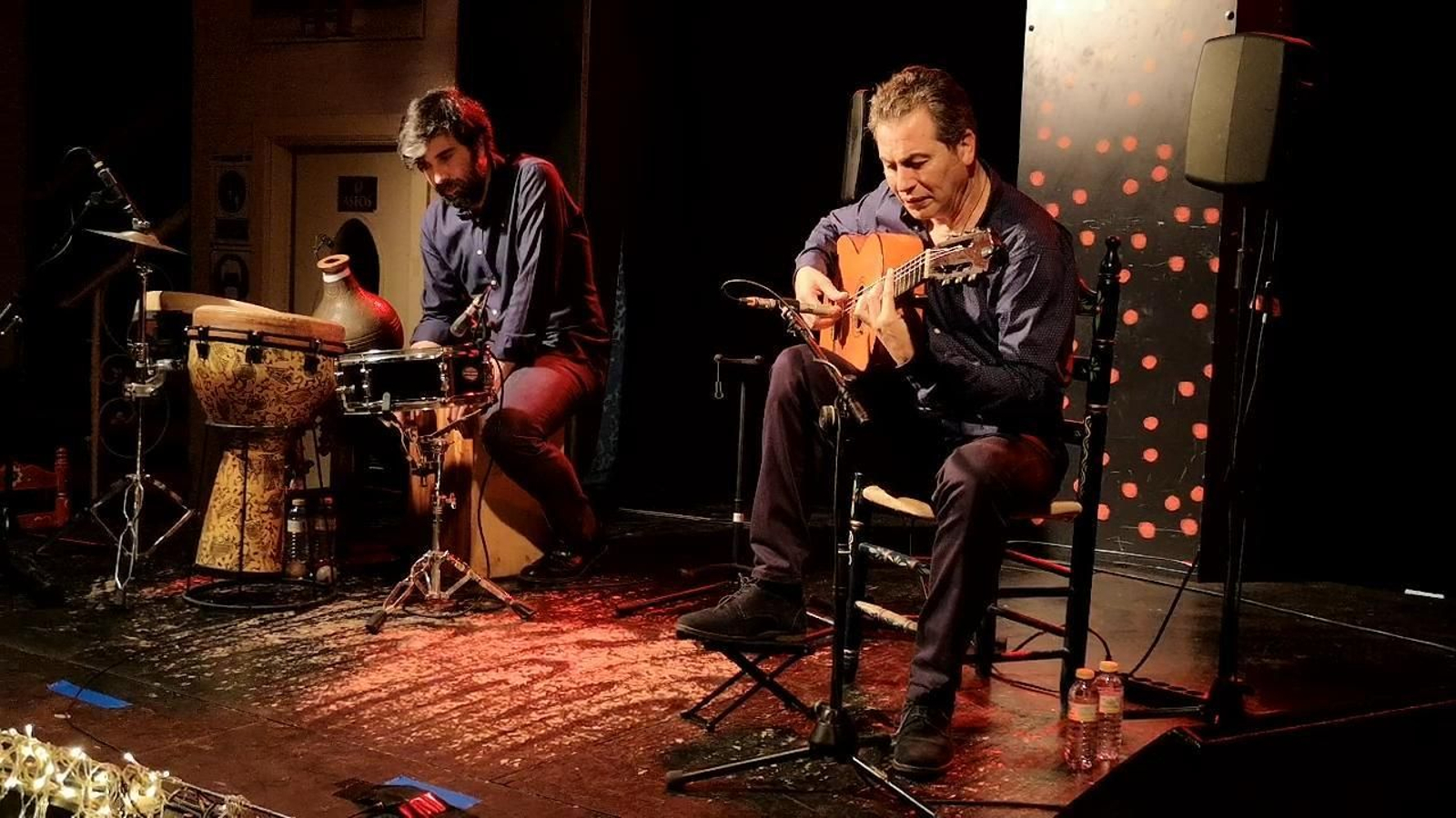 Un momento del concierto de Juan Diego Mateos en la Guarida del Ángel