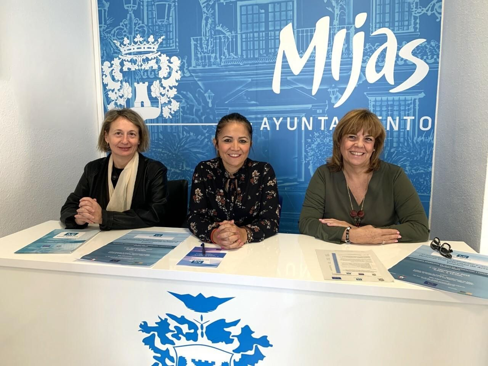 Presentación de las jornadas del empleo en Mijas.