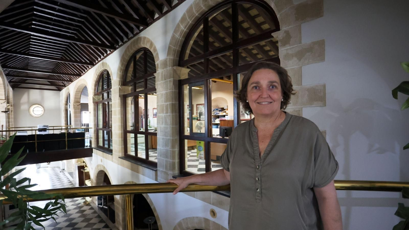 La delegada de Urbanismo, Belén de la Cuadra, en la delegación que dirige.