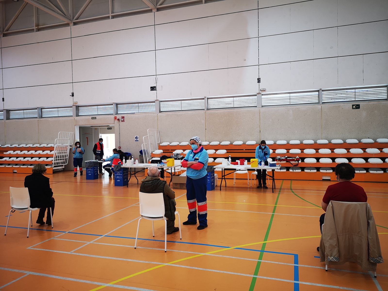 Vacunación masiva en Arriate.