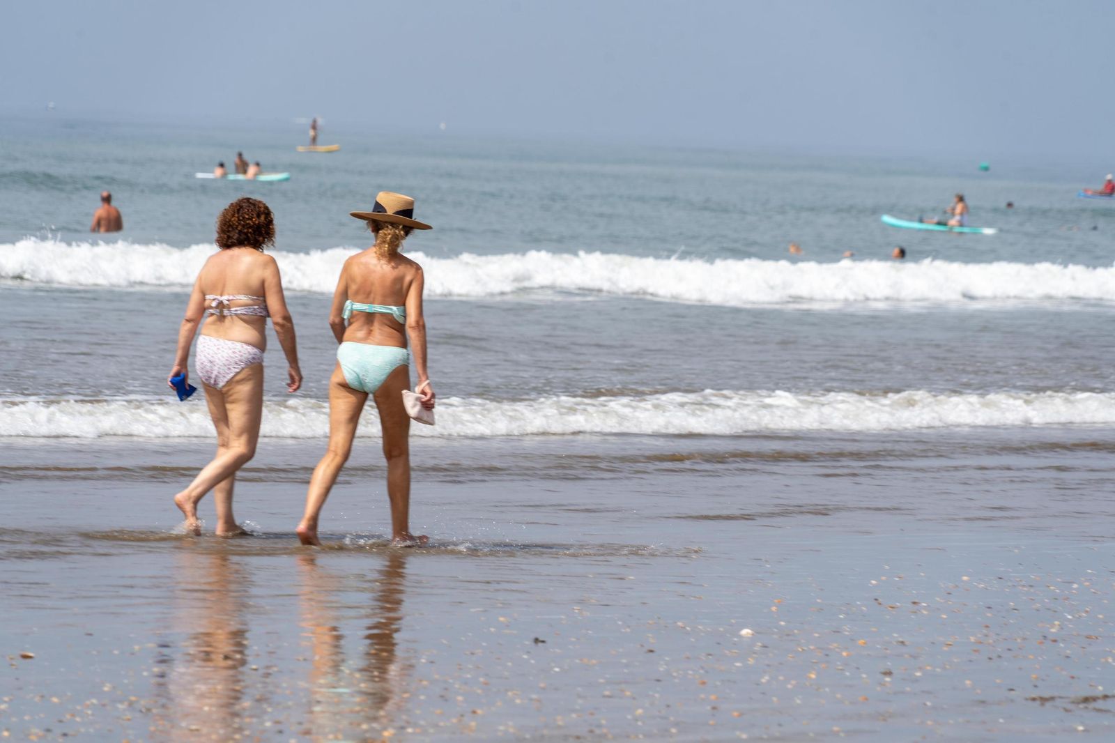 El ambiente de las playas de Huelva el domingo 24 de agosto