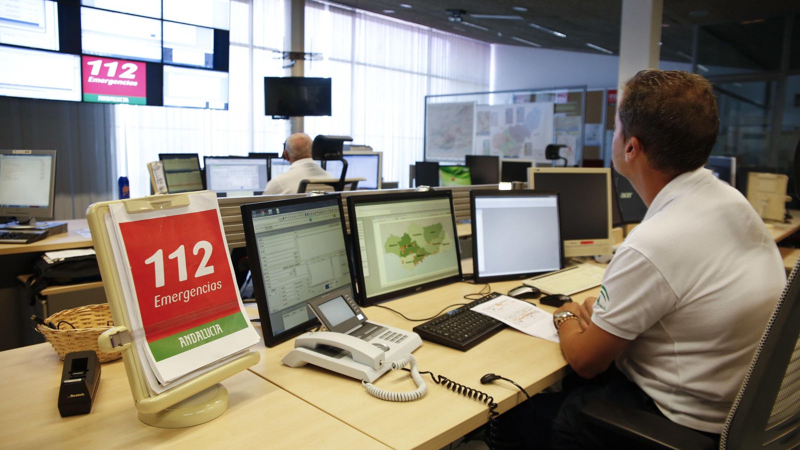 Imagen de archivo del Centro Coordinador de Emergencias 112.