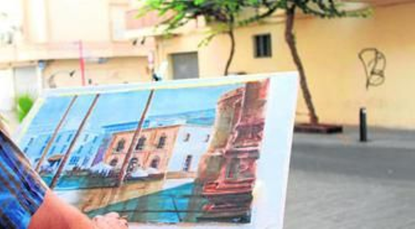 Un caballete, un lienzo y mucha inspiración fueron los complementos necesarios para reflejar los rincones más emblemáticos de Almería.