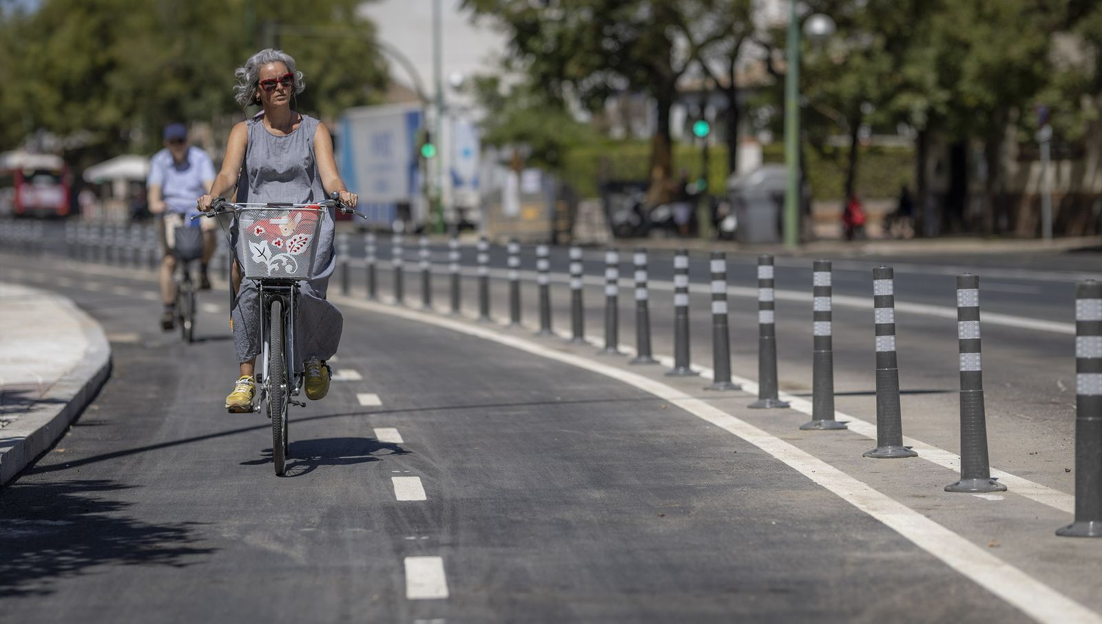 Manifestación en bicicleta por Sevilla para reclamar una política eficaz de fomento de la movilidad urbana sostenible