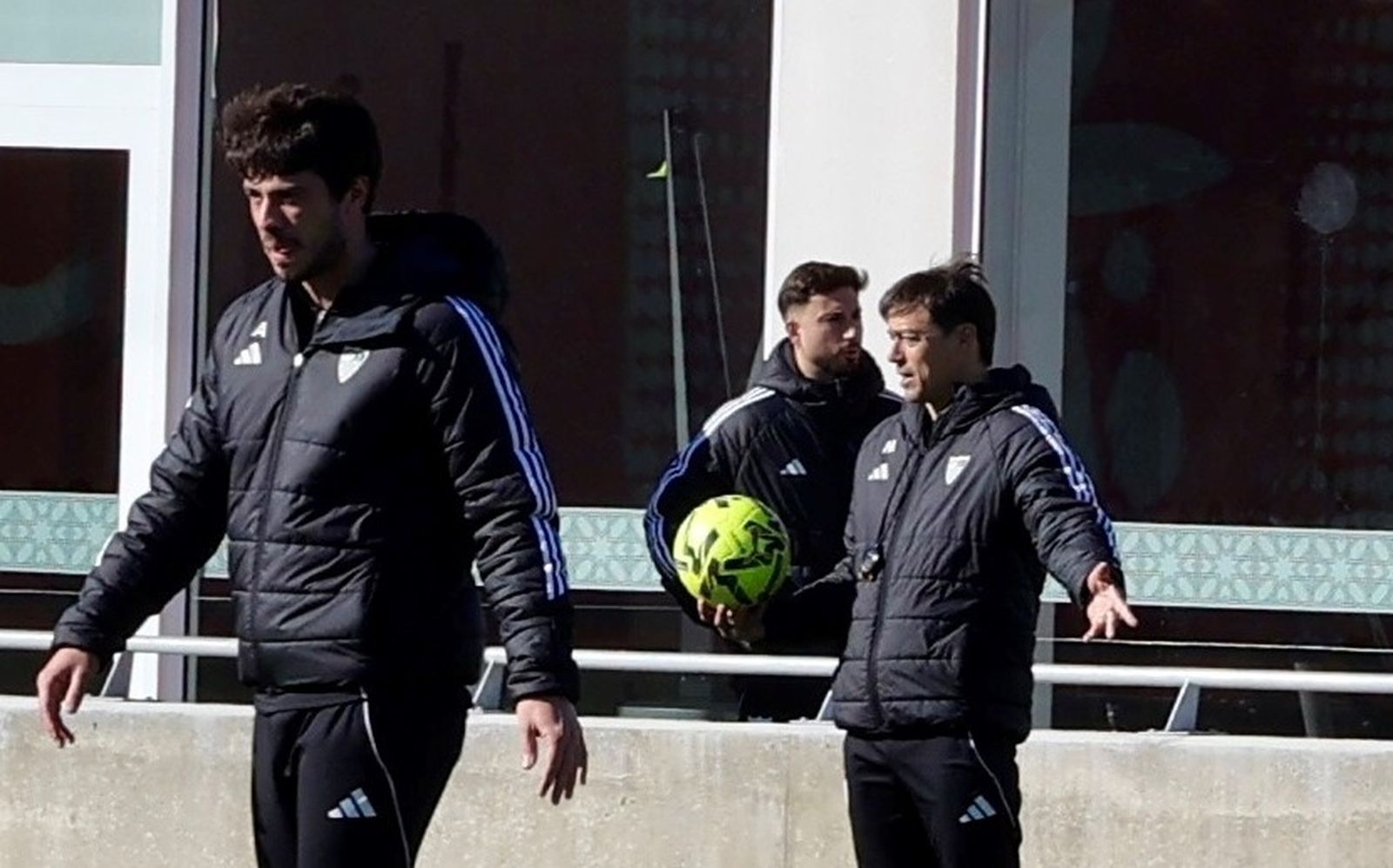 Matías Almeyda, en un entrenamiento reciente.