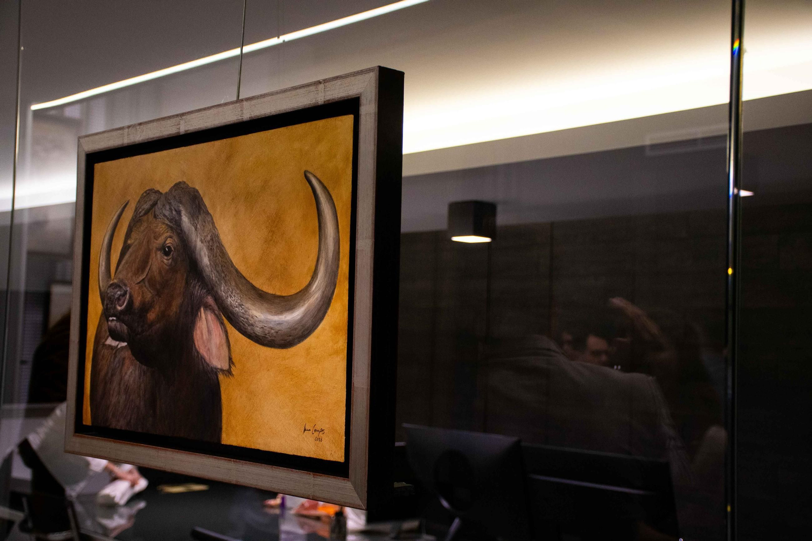 En imágenes, la pintora Inma Campos muestra su lado más "salvaje" en el centro de Córdoba