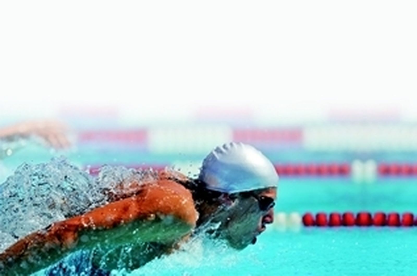 Nadador en competición.