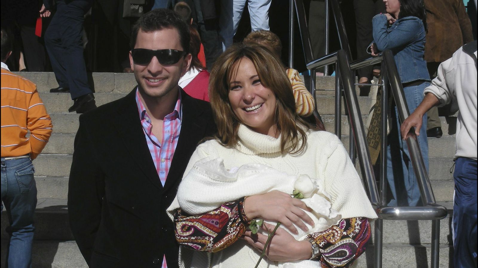 Tejado y Chayo, tras tener a su único hijo en común.