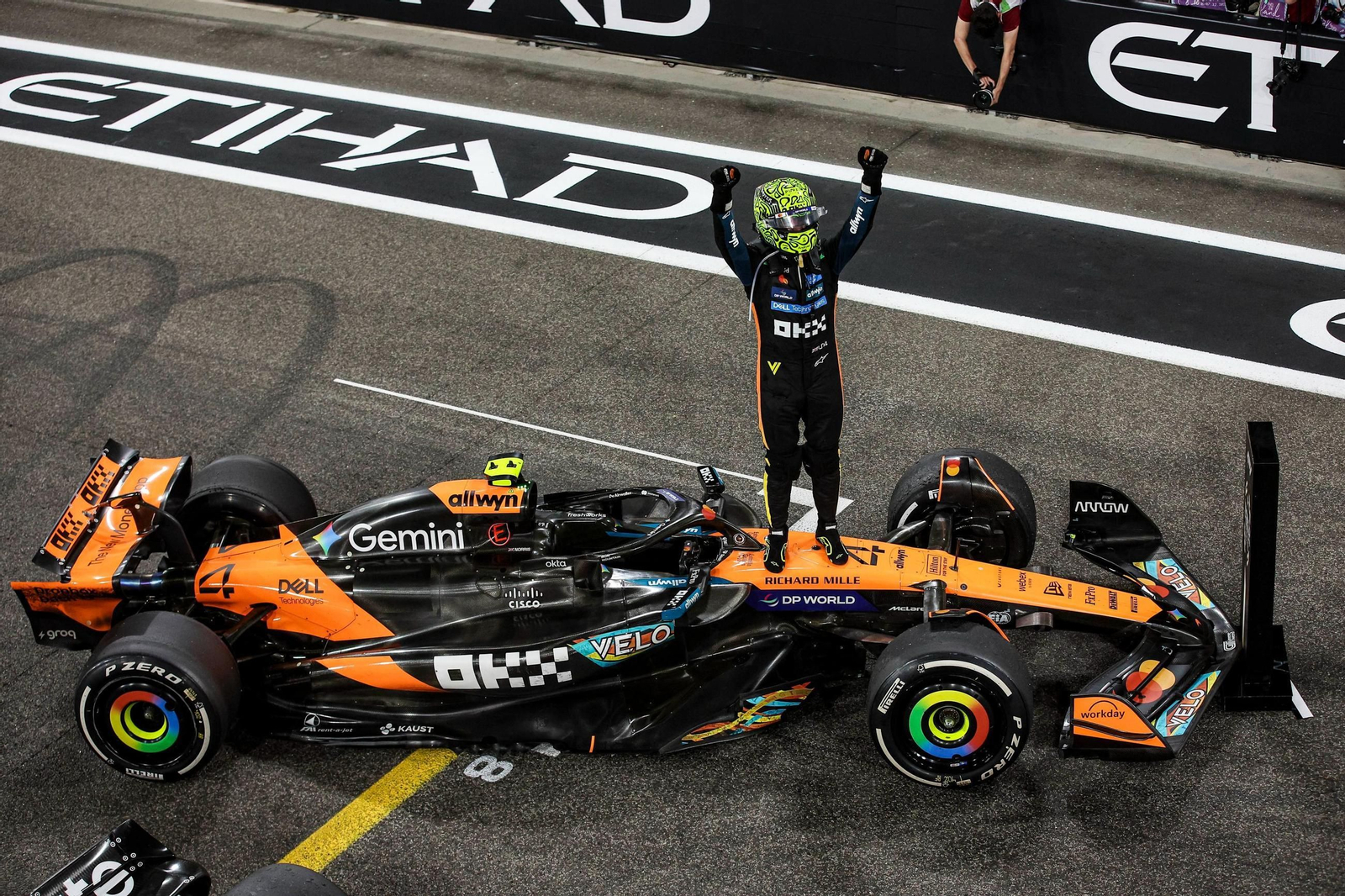 Las fotos del título mundial de Lando Norris en la Fórmula 1