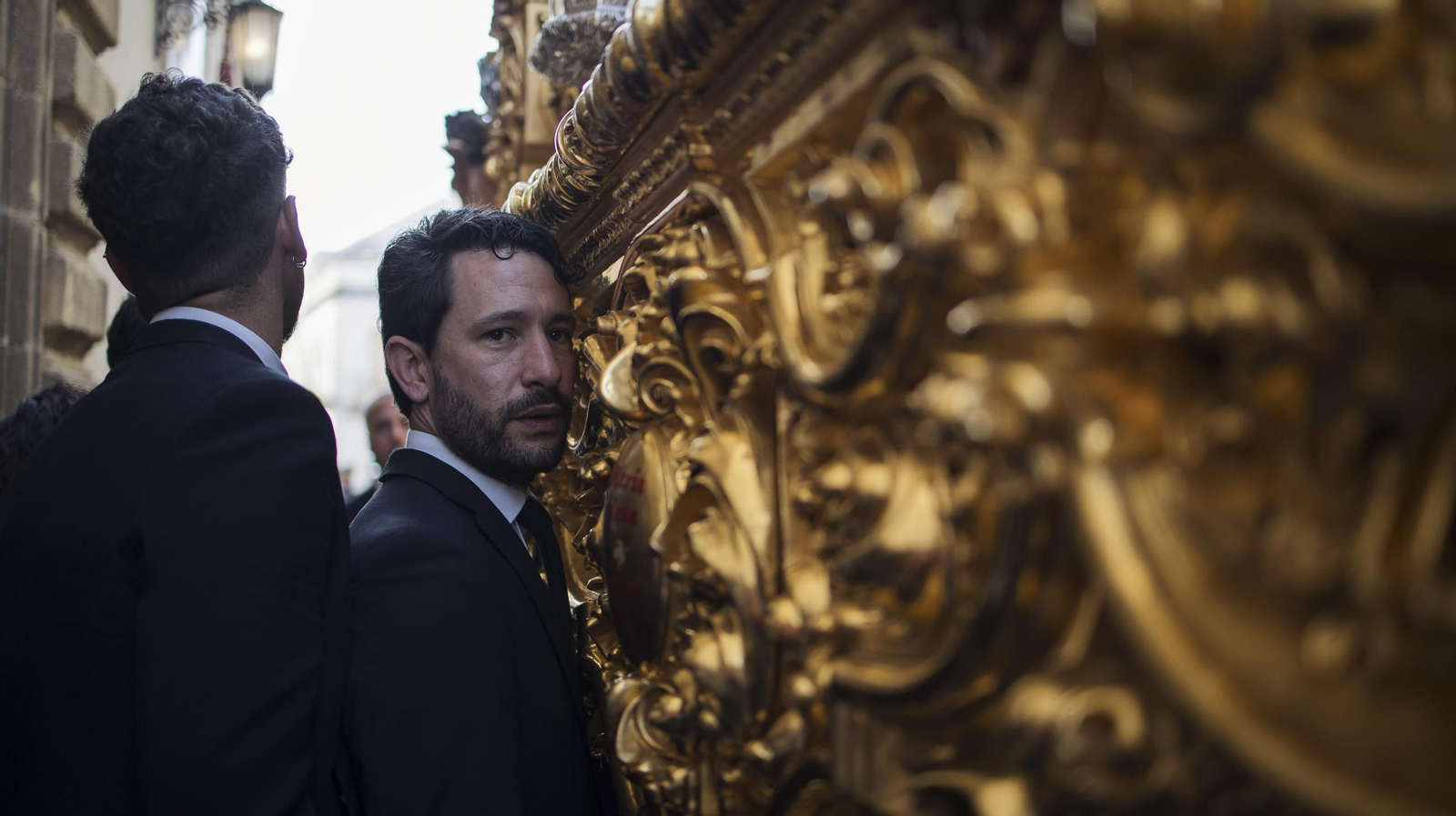 Imágenes de la Hermandad de La Lanzada en el Jueves Santo de Jerez 2025