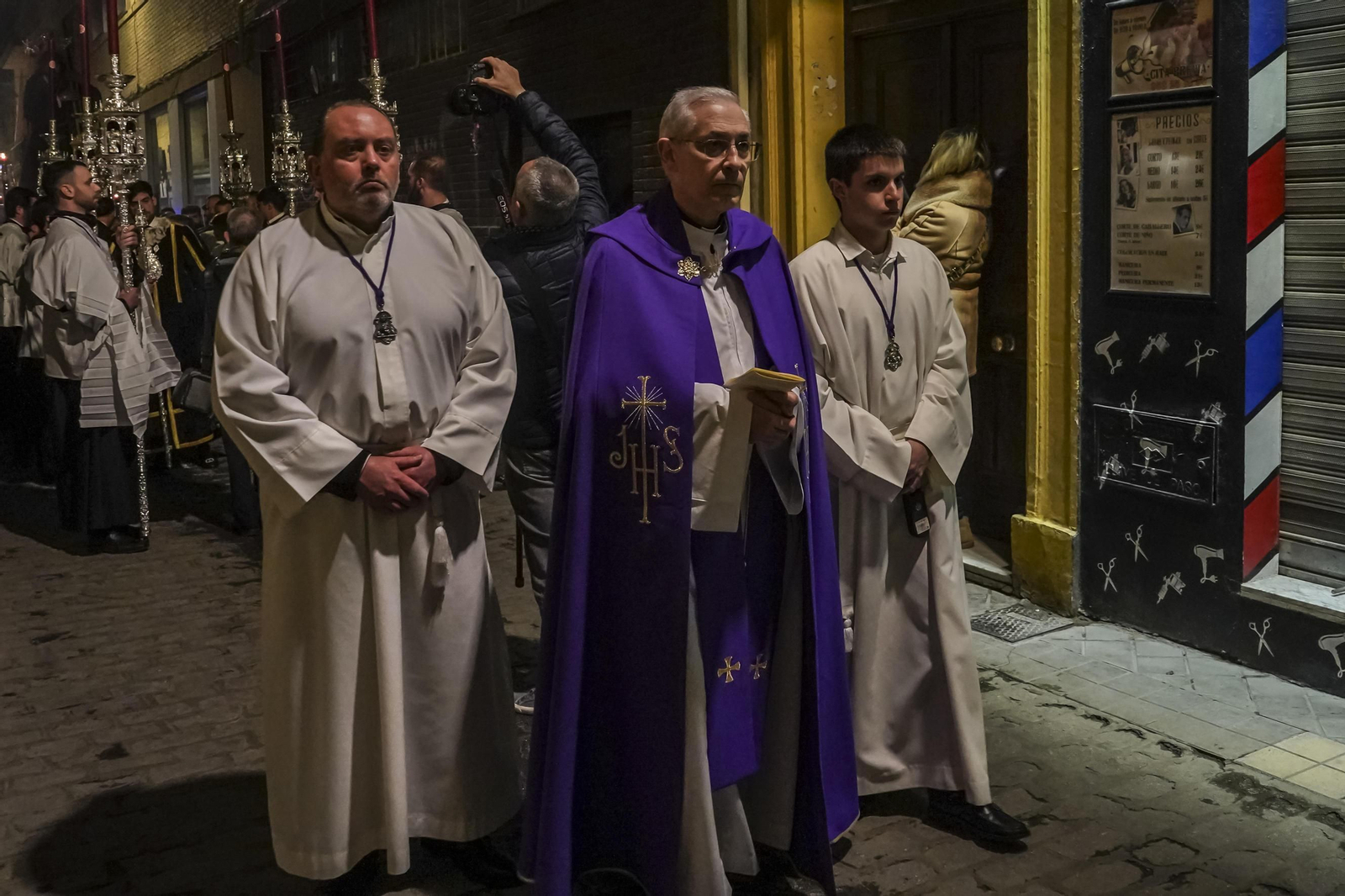 Vía crucis con la imagen del Nazareno de las Penas