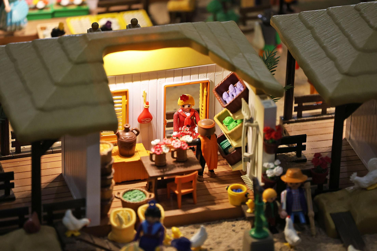 Imágenes del Belén de Playmobil más grande del mundo dedicado al Rocío