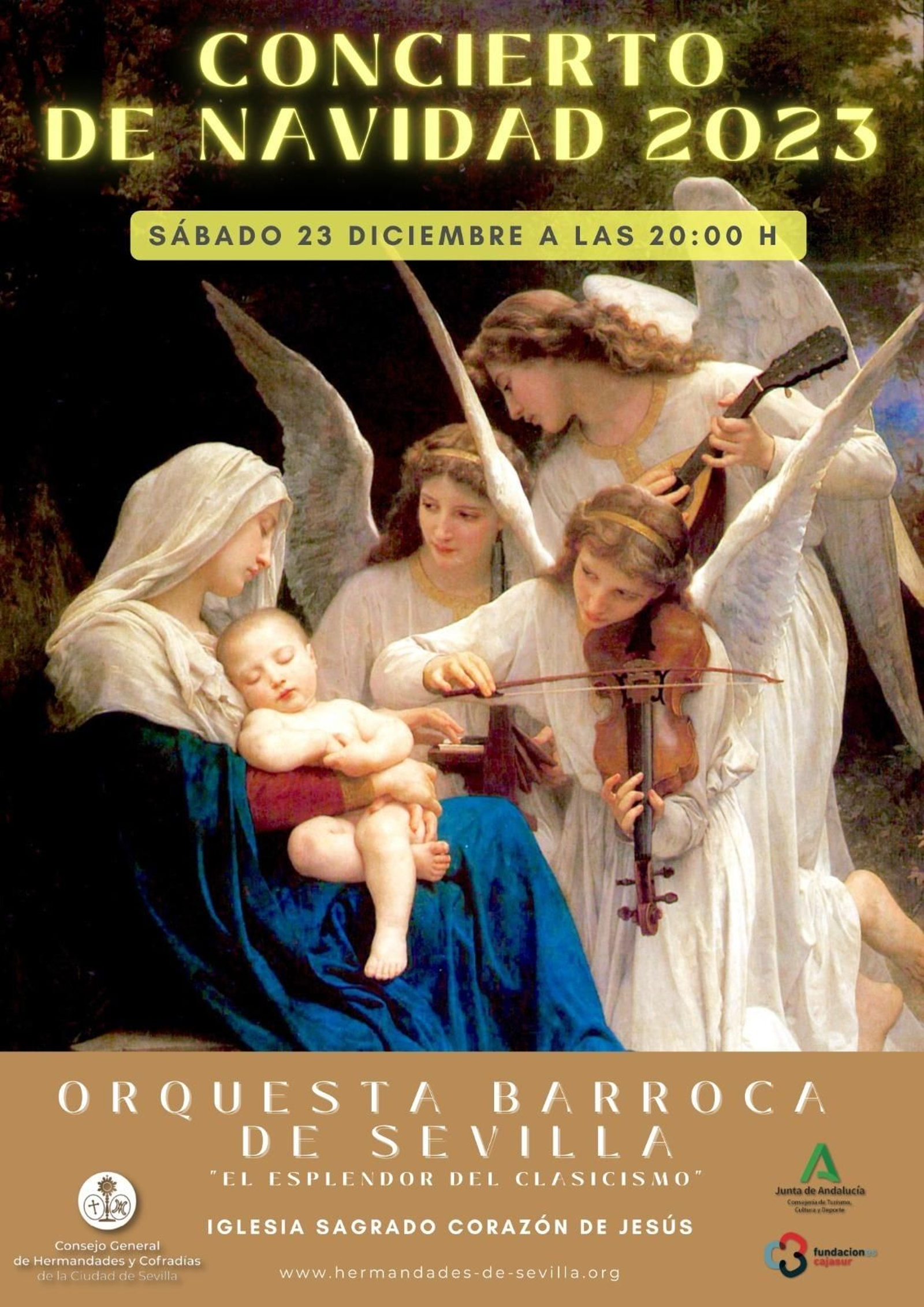 Cartel del Concierto de Navidad del Consejo de Hermandades