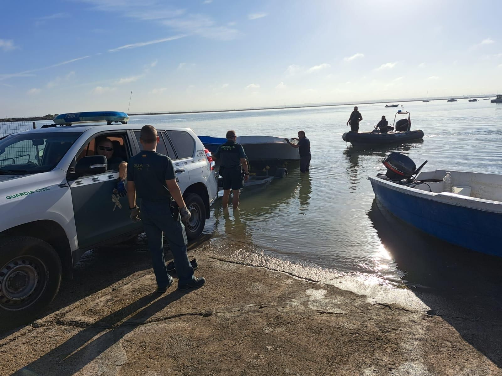 Imagen de archivo de una operación anterior contra el petaqueo llevada a cabo en San Fernando por la Guardia Civil