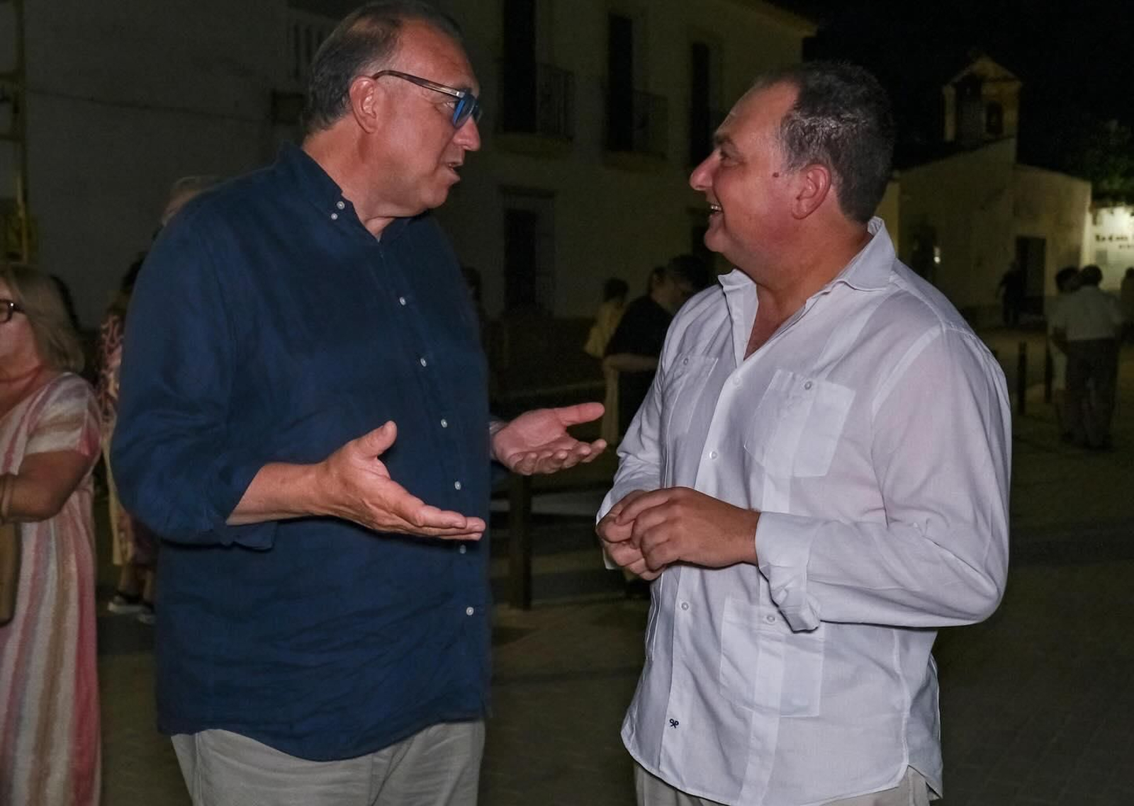 Arturo Bernal y David Toscano en el festival de Niebla.