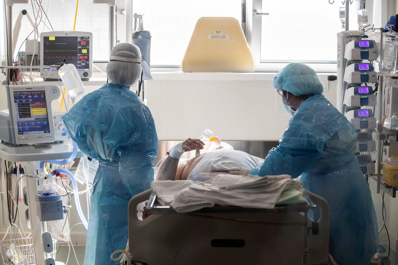 Aumentan el número de hospitalizados por coronavirus Aumentan el número de hospitalizados por coronavirus