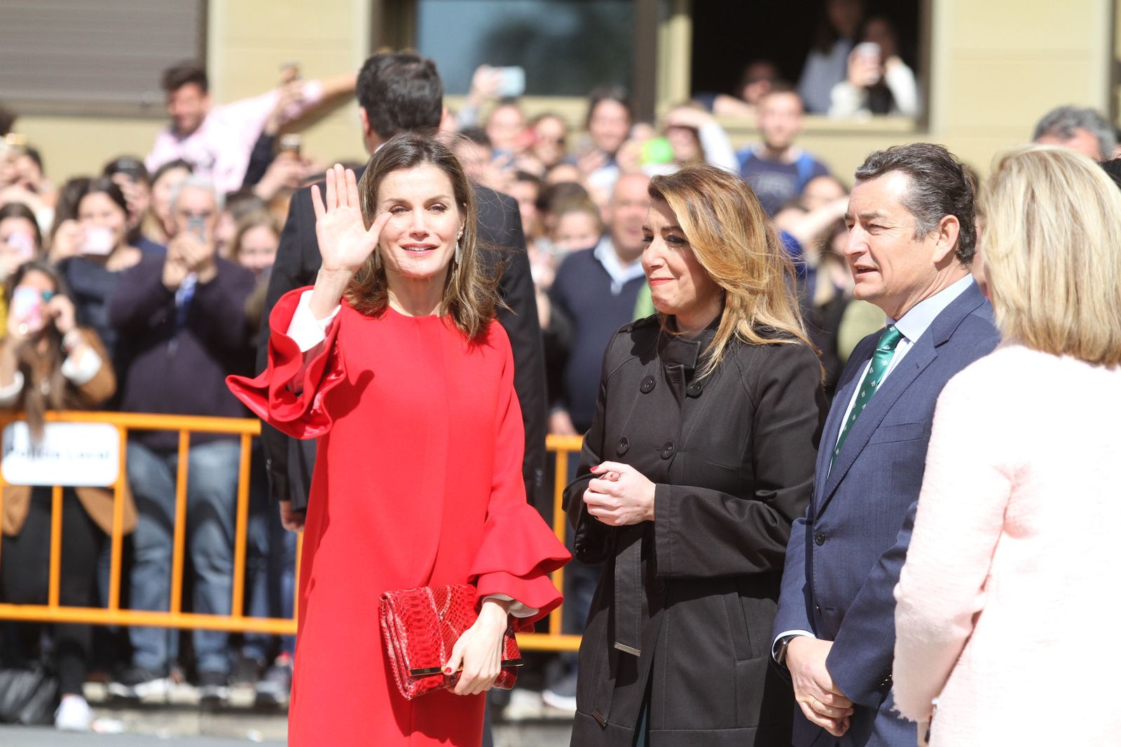 Imágenes de la visita de la reina Letizia a Huelva