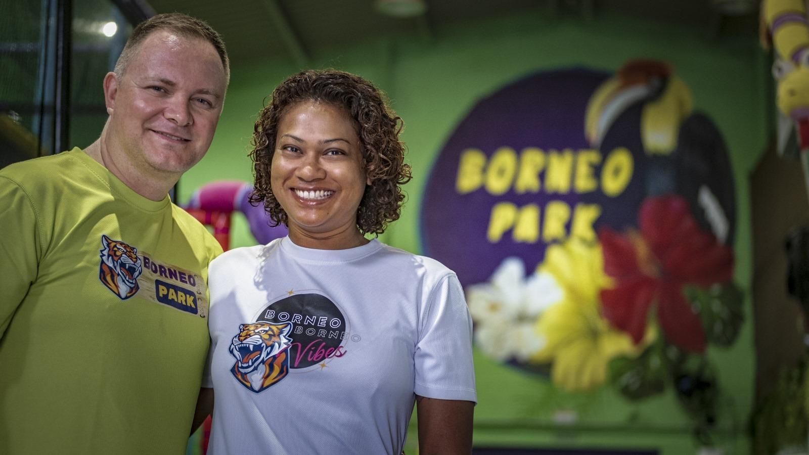 Miguel y Delly, responsables de 'Borneo Park' en Puerto Real