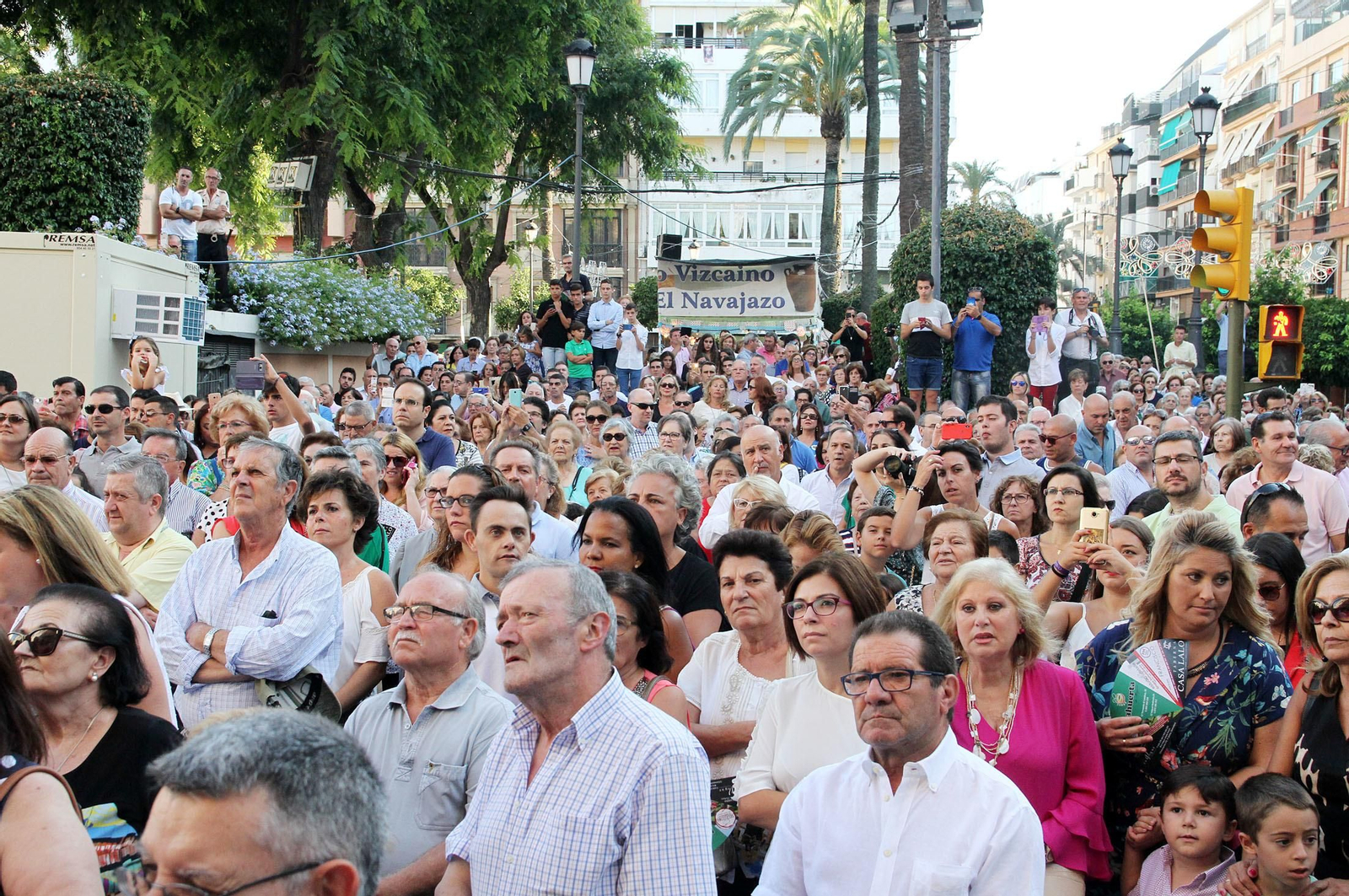 Imágenes del traslado de la Virgen de la Cinta desde la catedral hasta su santuario