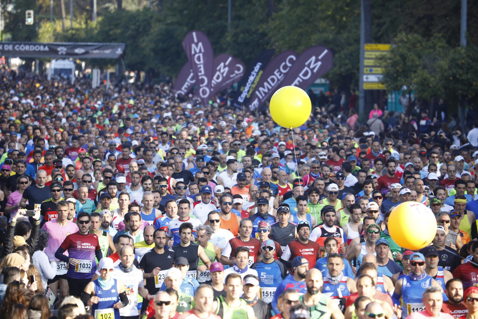 Las imágenes de la salida de la 36 Media Maratón de Córdoba