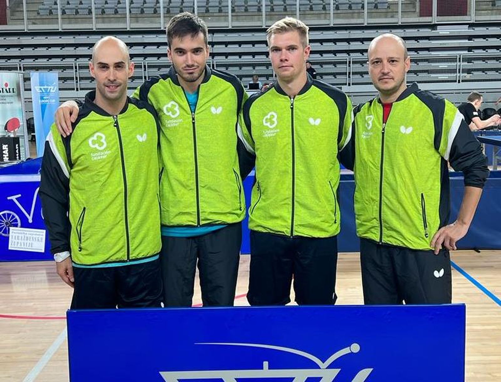 Los jugadores del Cajasur Priego tras disputar la Copa Europa.