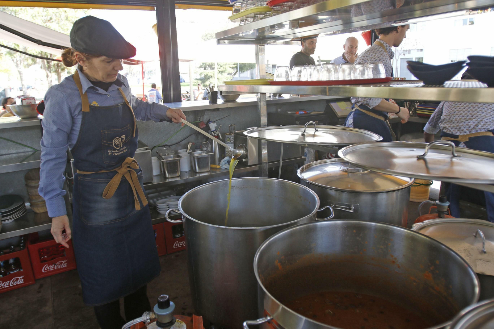 El puesto de caracoles de Noreña en Córdoba