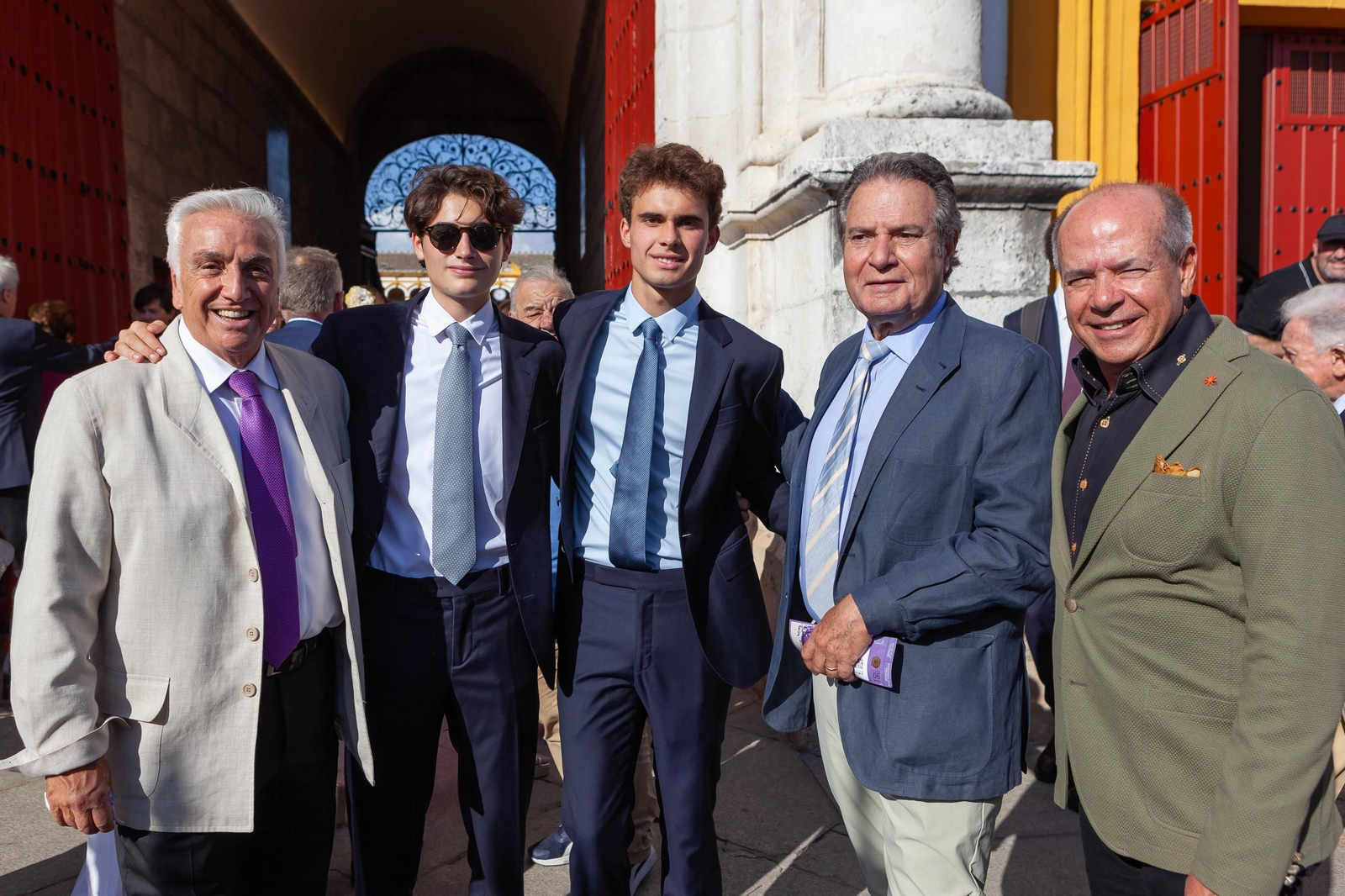 Pepe Hevia, Andrés Serrano, Juan Diego Fernández, Rubén Cope y Luis Cano