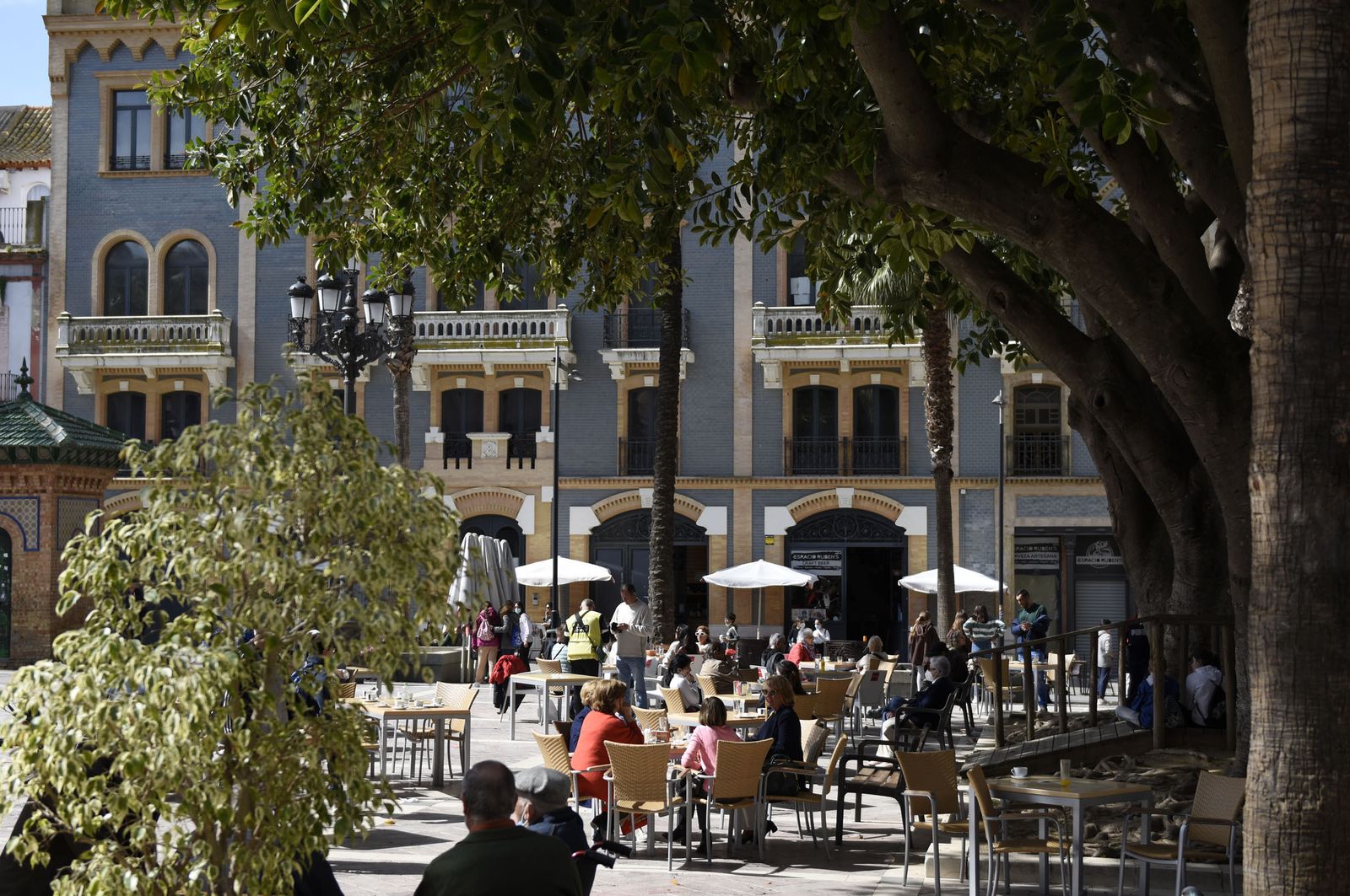 Plaza de las Monjas de la capital onubense.