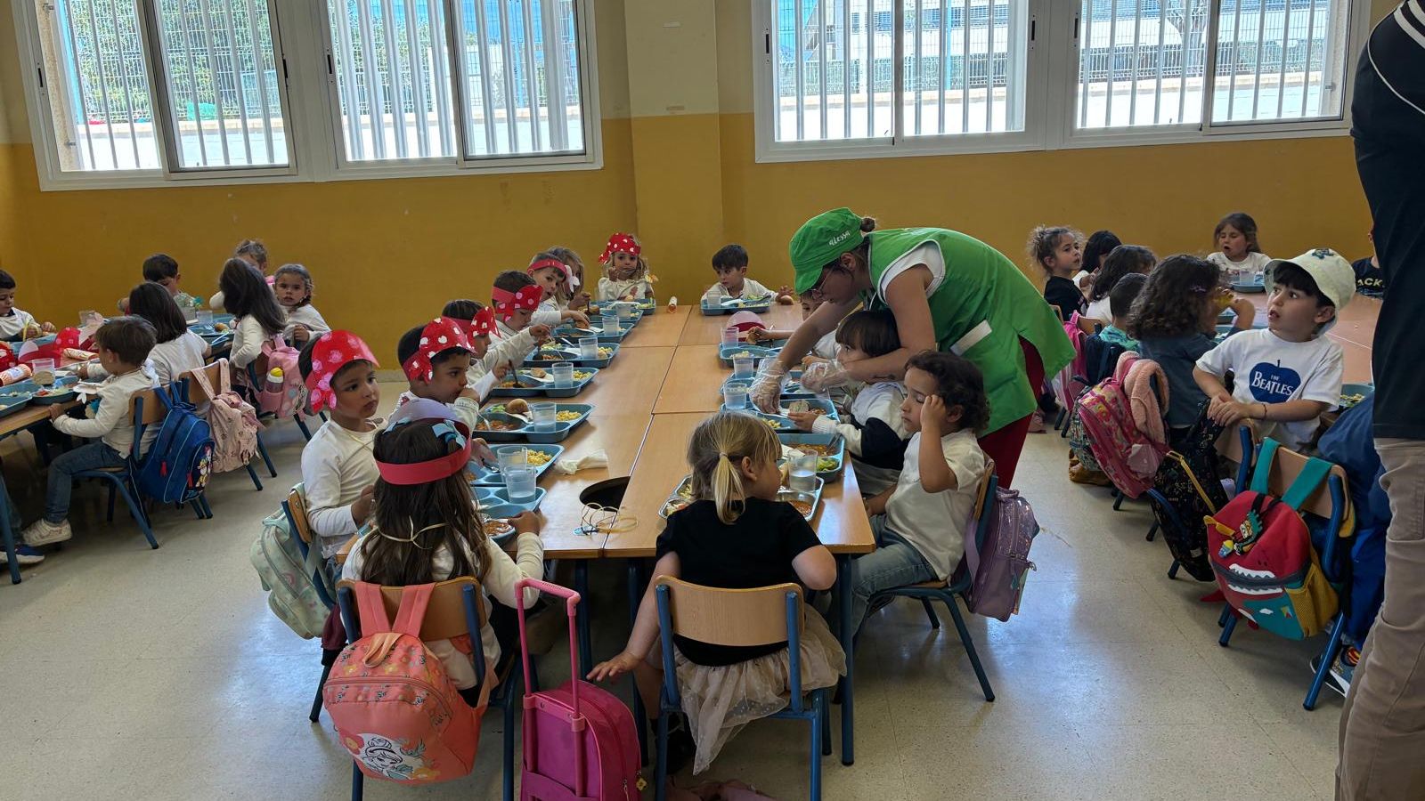 Comedor escolar del CEIP Torremar de Retamar (Almería).