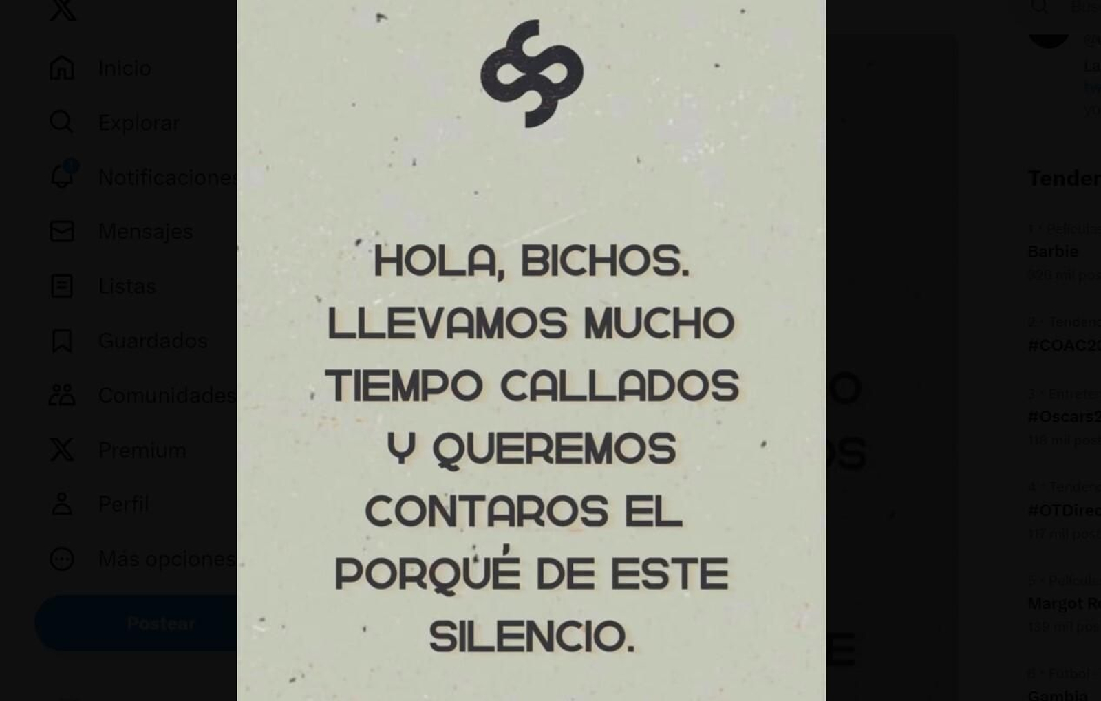 ¿Podría volver Supersubmarina? El enigmático mensaje en sus redes que ha desatado la locura entre sus fans