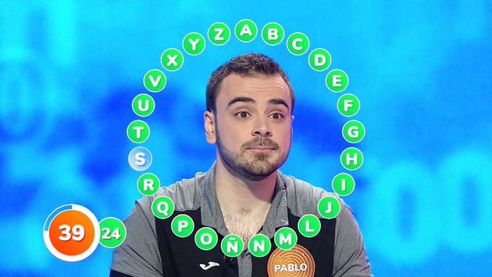 El concursante Pablo Díaz de 'Pasapalabra'