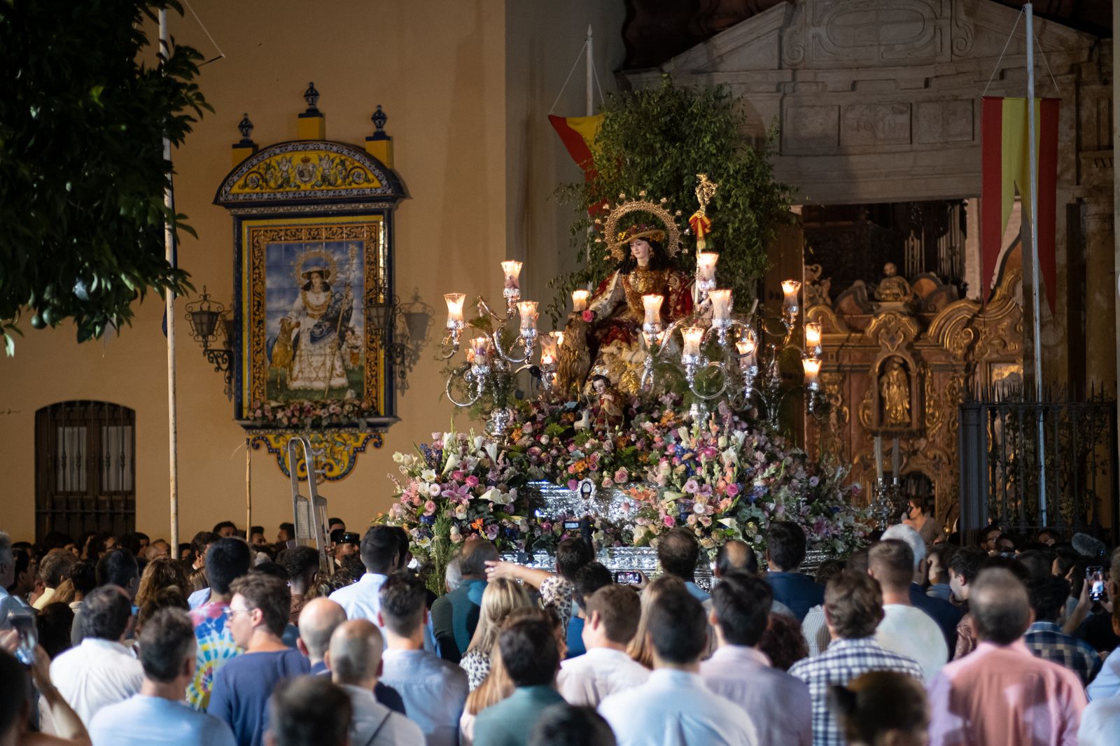 Las imágenes de la procesión de la Divina Pastora de Triana