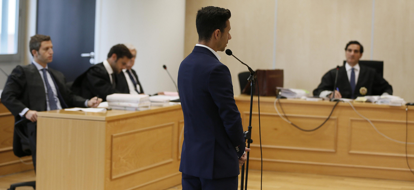 Rubén Castro durante su declaración en el juicio.