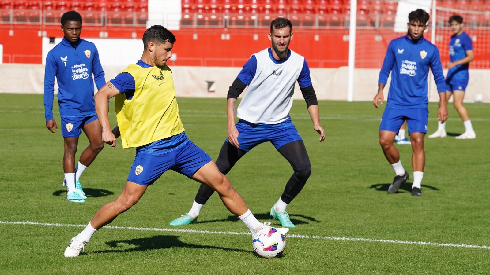 Robertone y Baptistao en el entrenamiento de este martes