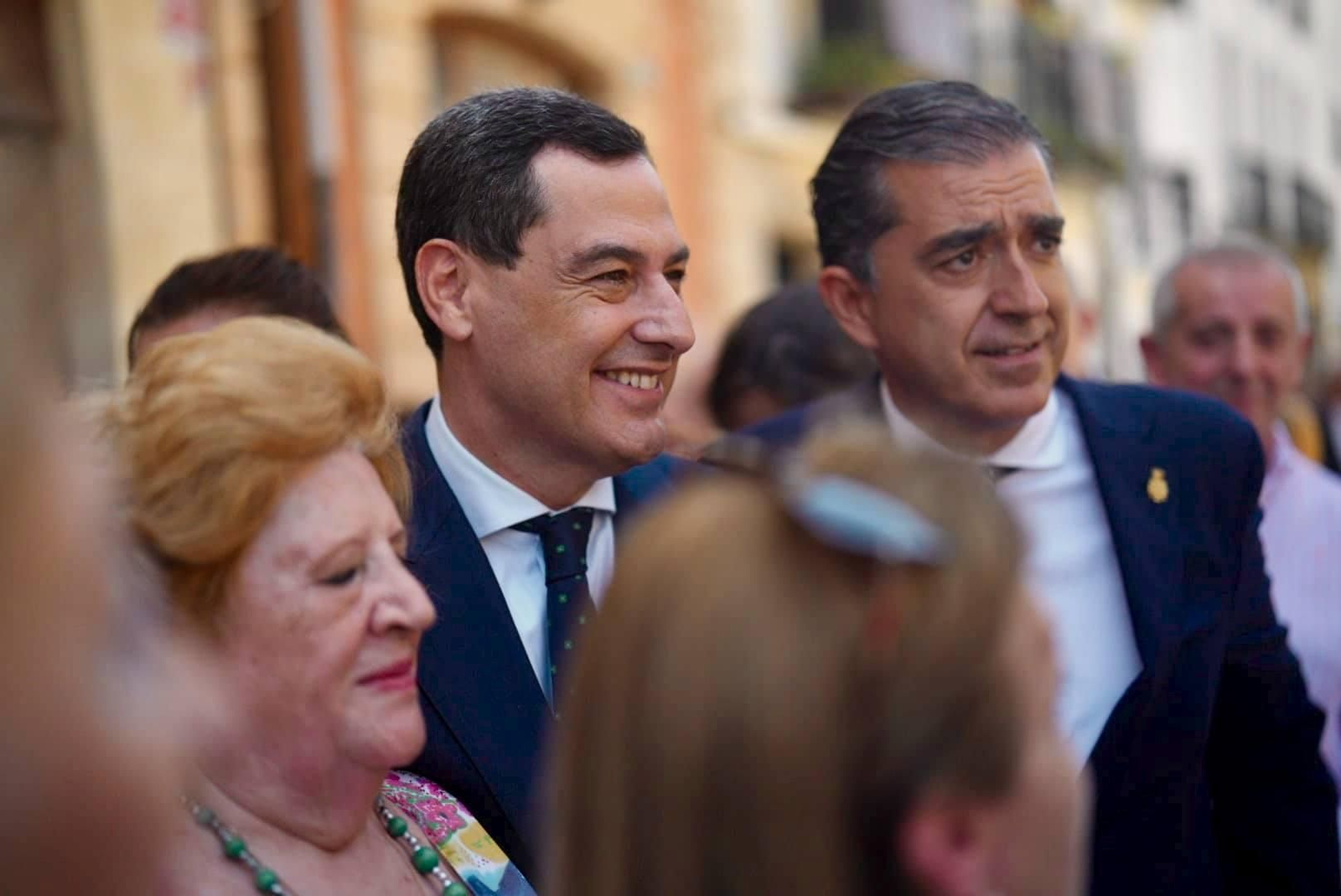 Moreno Bonilla durante su visita oficial a Baeza