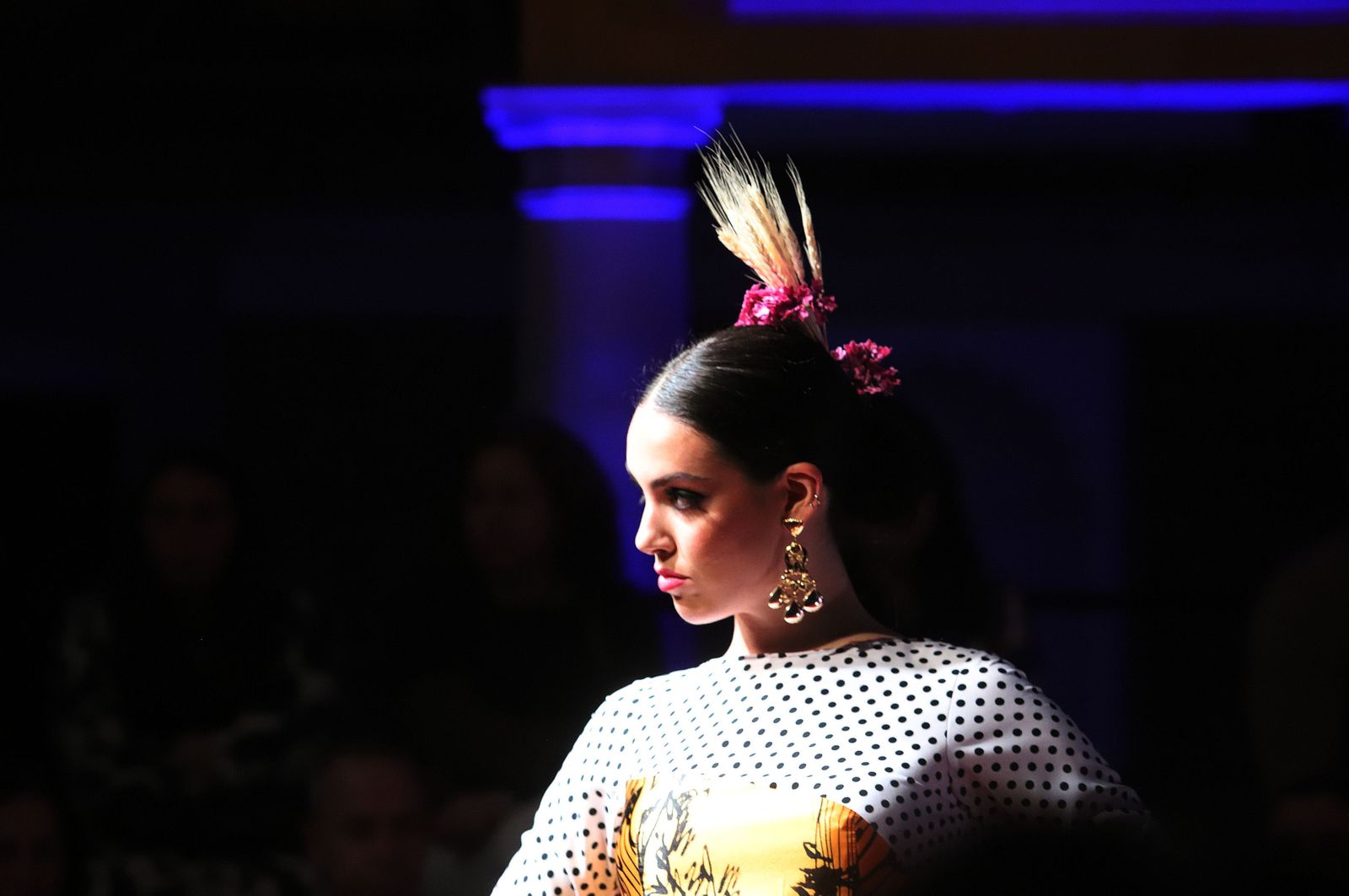 Huelva Flamenca 2023. Imágenes de la pasarela de moda flamenca de la modista Adelina Infante