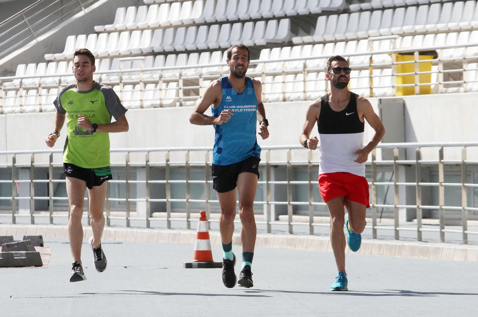 Emilio Martín, imágenes de un campeón mundial en su jornada de entrenamiento