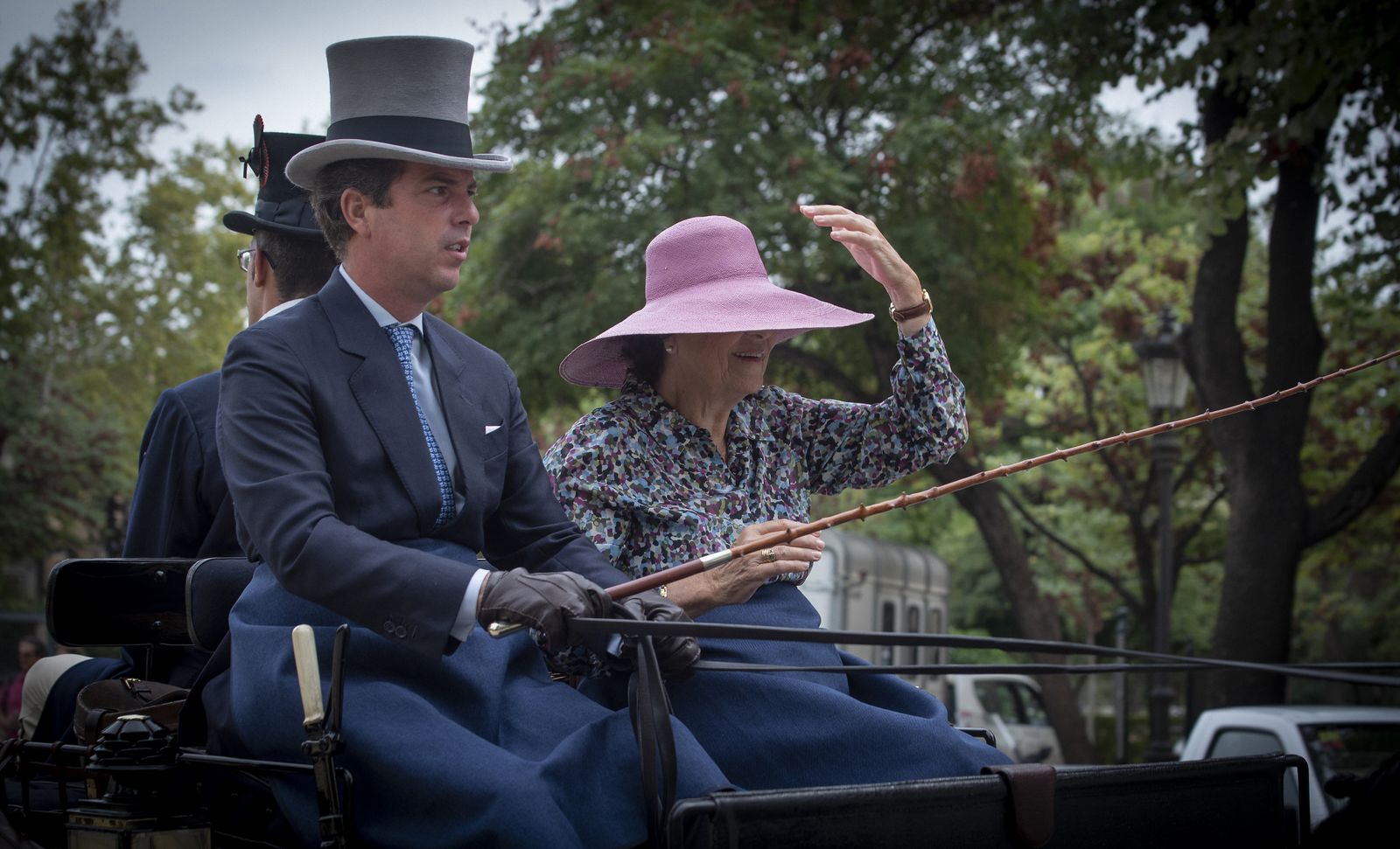 Exhibición de enganches y paseo de carruajes por el parque de María Luisa