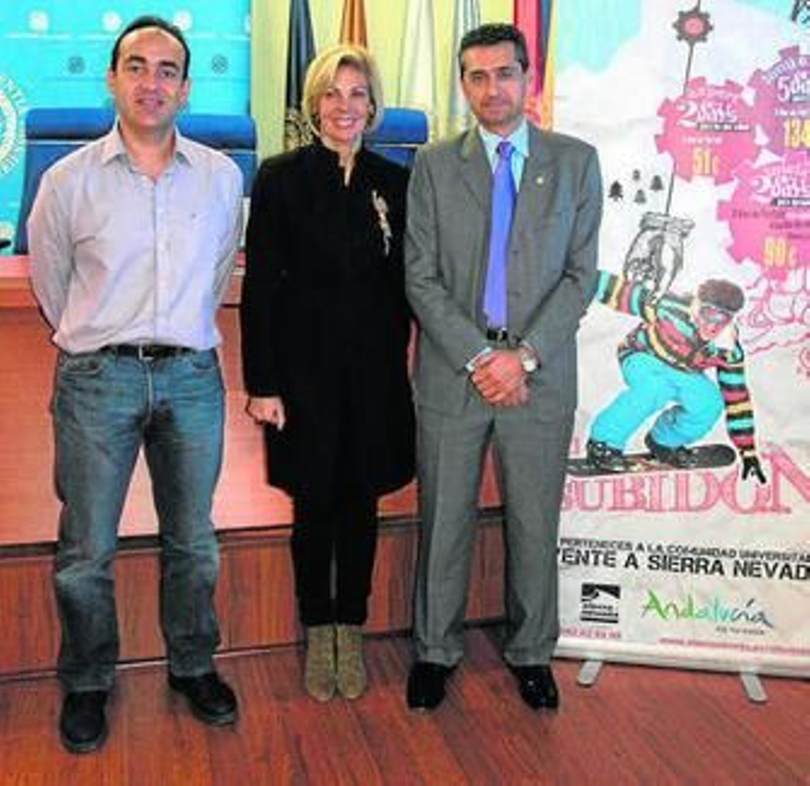 Miembros de Cetursa en la Universidad.