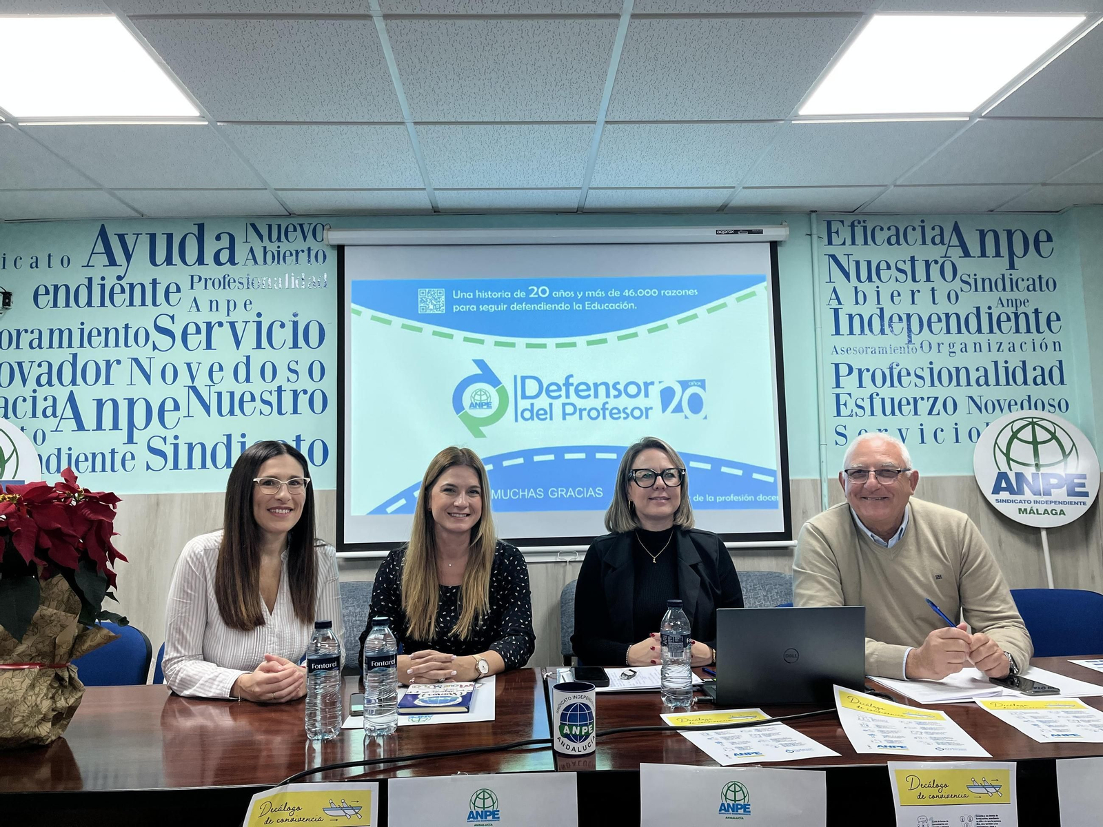 Presentación del Informe Autonómico del Defensor del Profesor de ANPE.