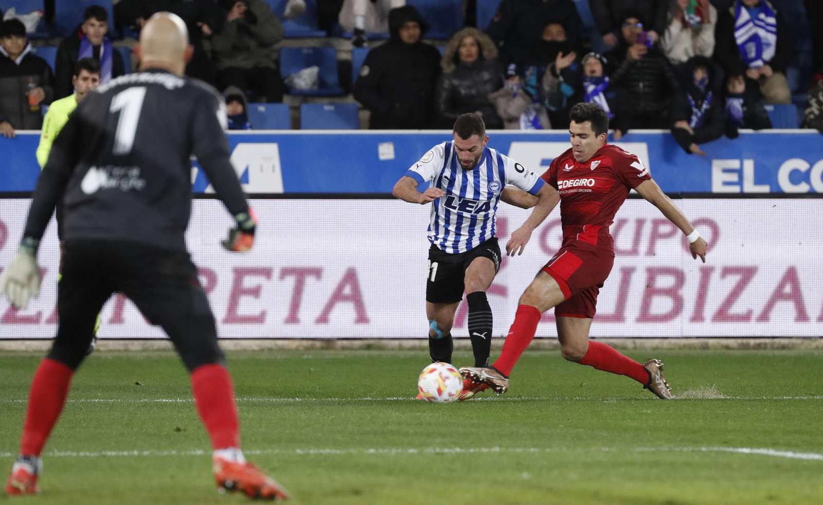 Las fotos del Alavés-Sevilla de Copa del Rey