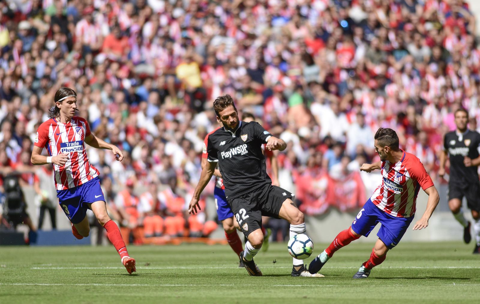 Imágenes del Atlético de Madrid- Sevilla FC