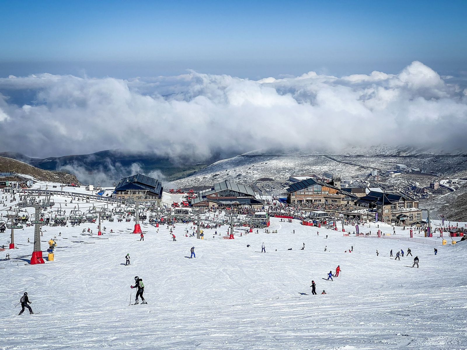 Imagen de archivo de la zona de Borreguiles de Sierra Nevada