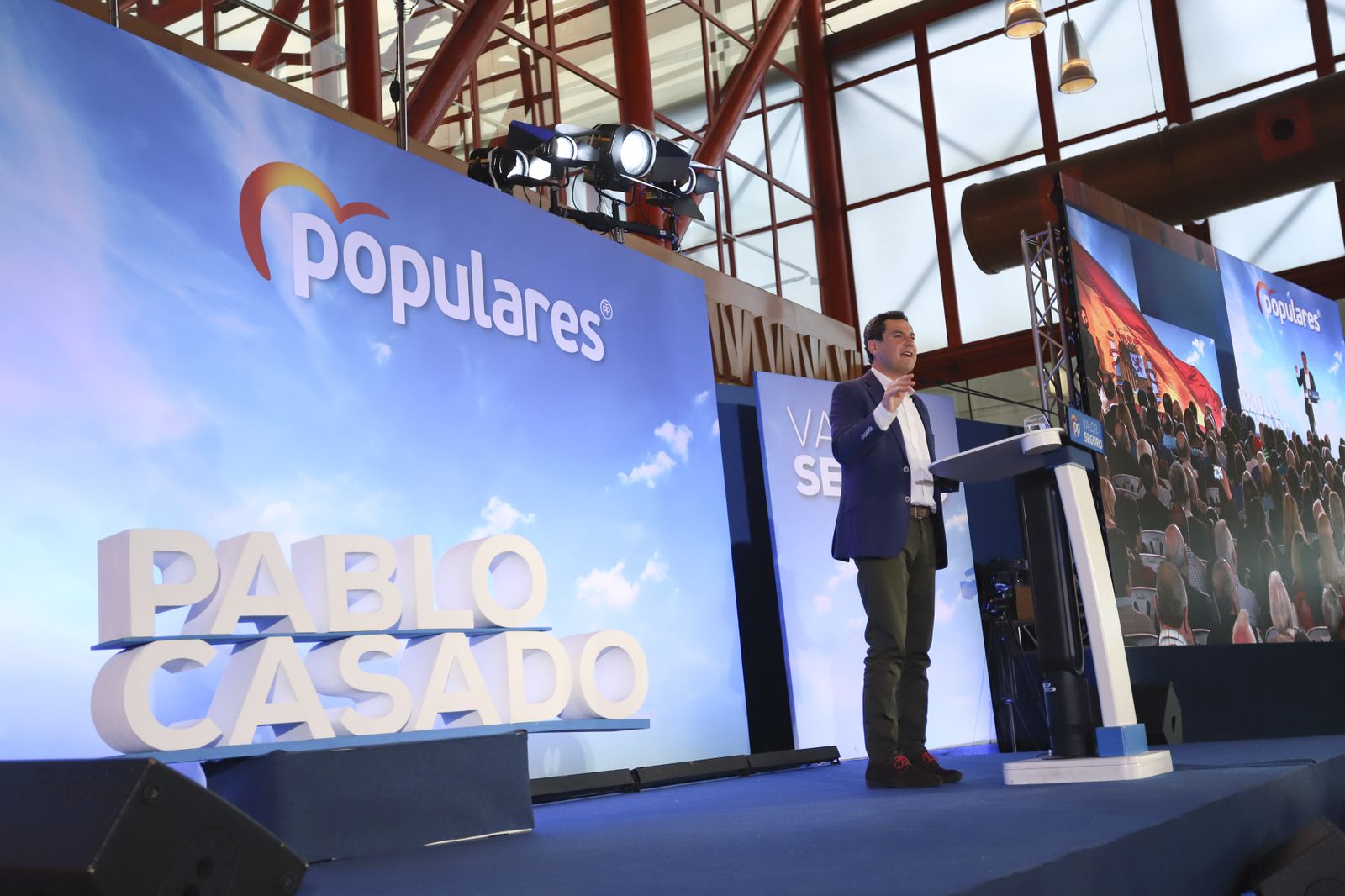 Las fotos del mitin de Pablo Casado en Málaga