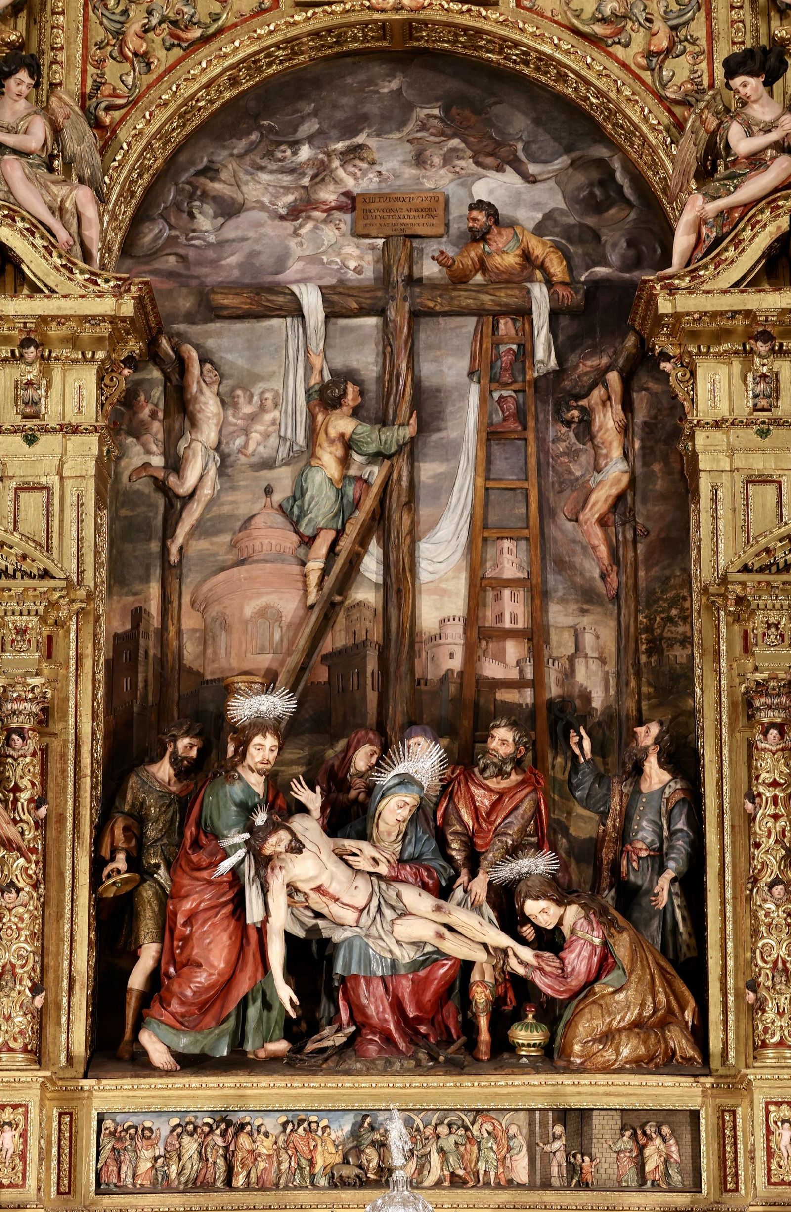 Restauración del retablo de la iglesia del Sagrario
