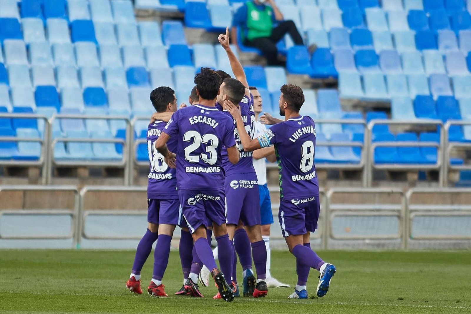 Las fotos del Zaragoza-Málaga CF