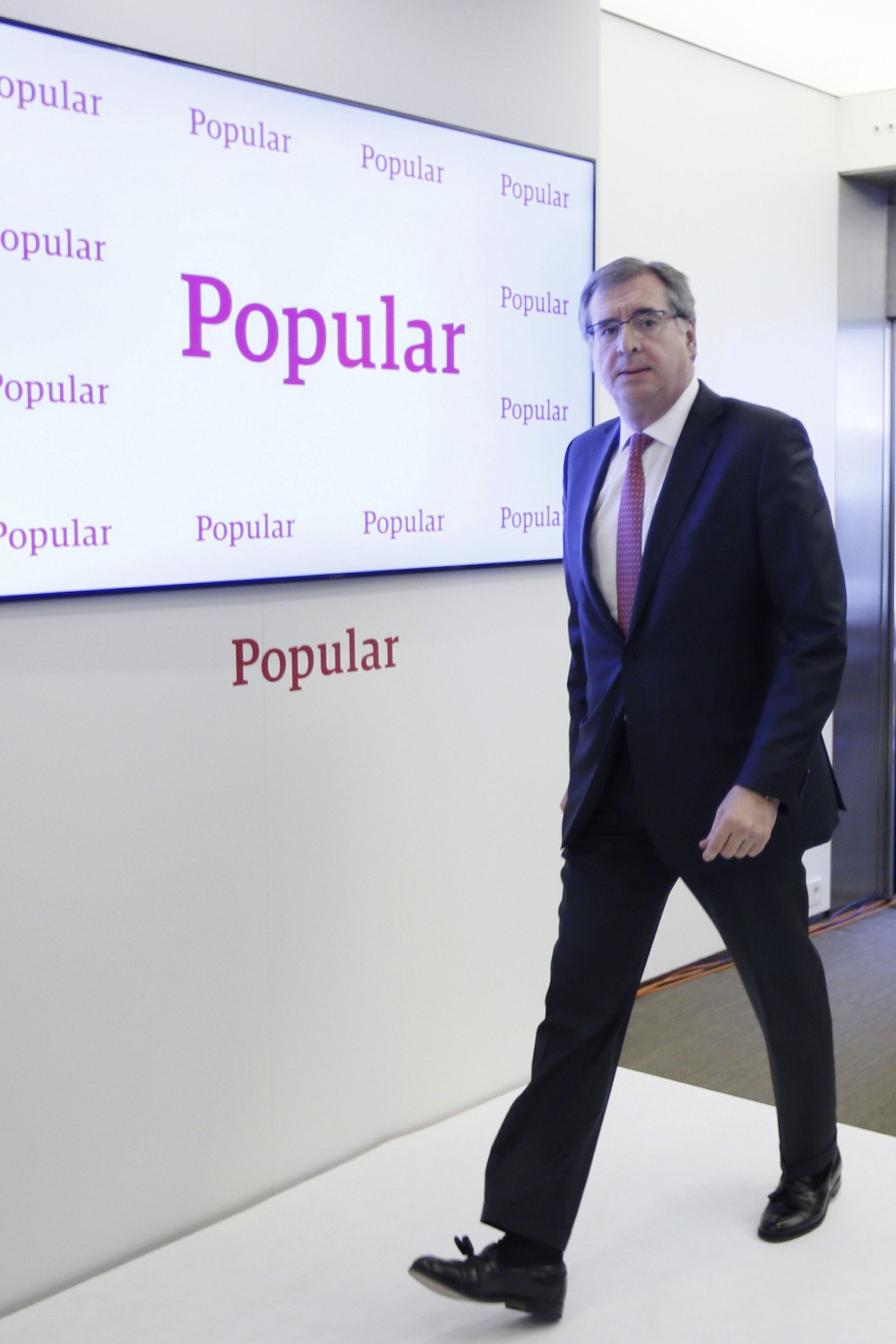 El consejero delegado del Banco Popular, Ignacio Sánchez-Asiaín, ayer.