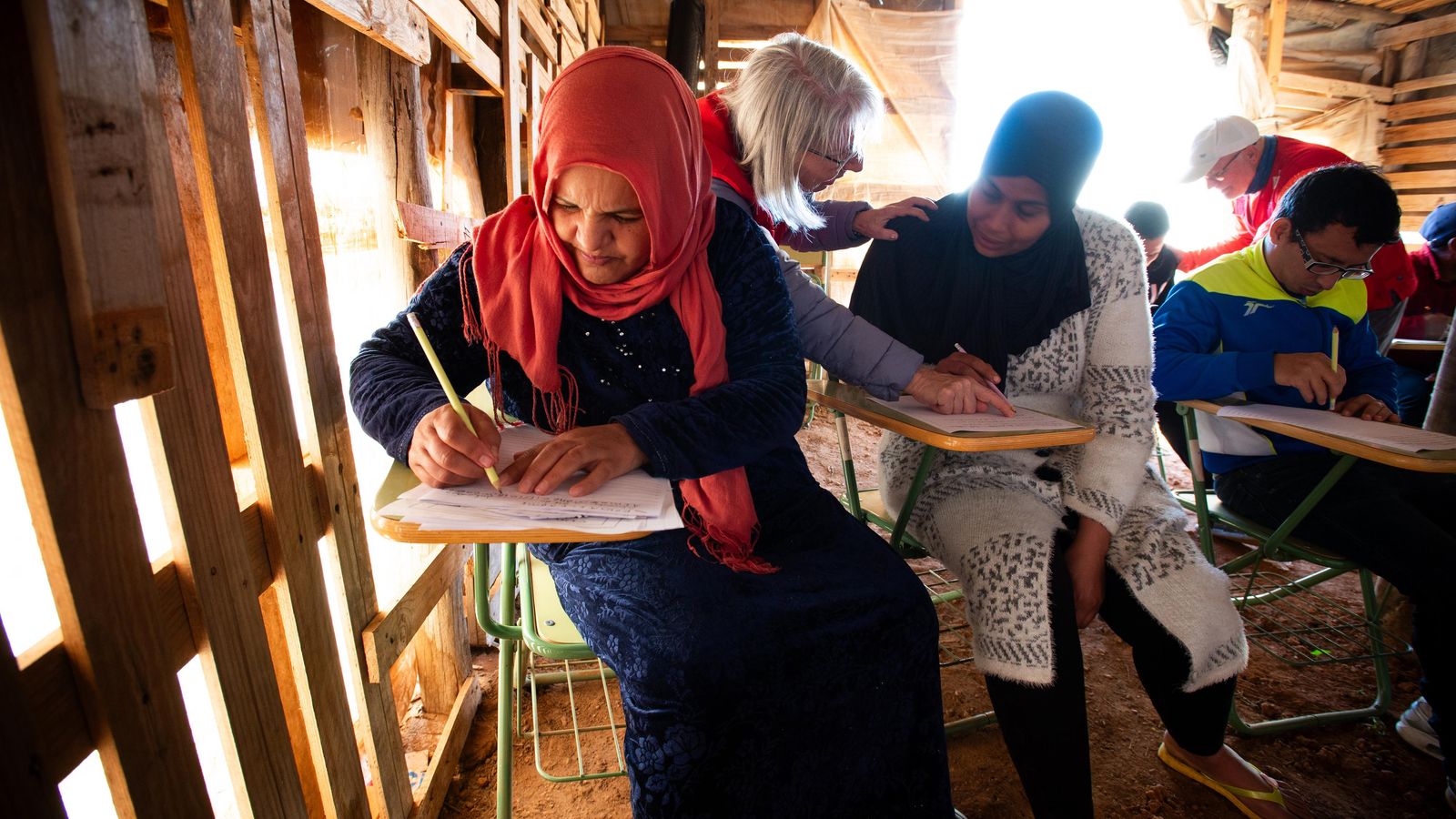 Hombres y mujeres comparten las clases sin distinción.