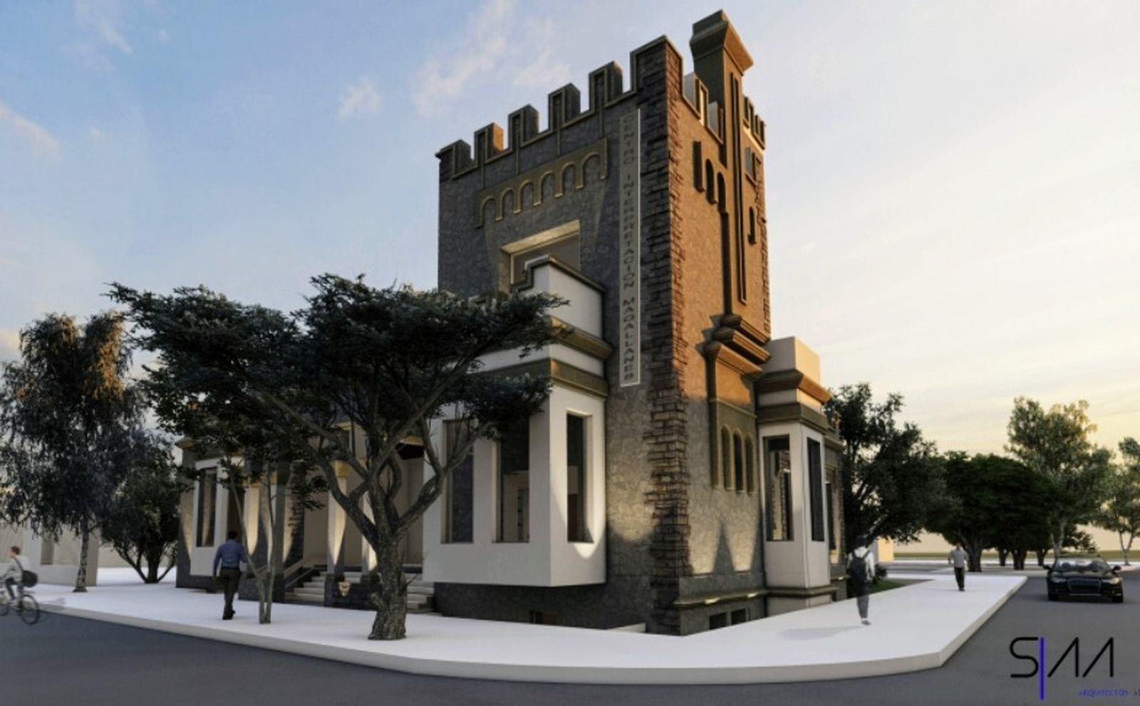 Imagen del proyecto de rehabilitación del Castillito de Bajo de Guía.