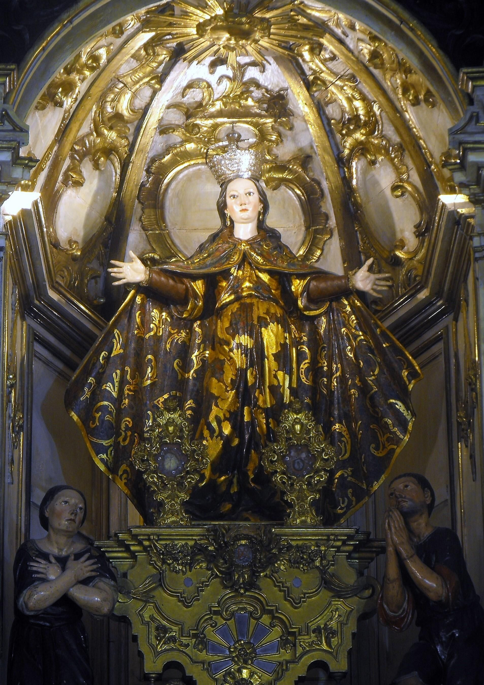 Virgen de los Desamparados de Sanlúcar (Ignacio López, 1691). Virgen de los Desamparados de Sanlúcar (Ignacio López, 1691).